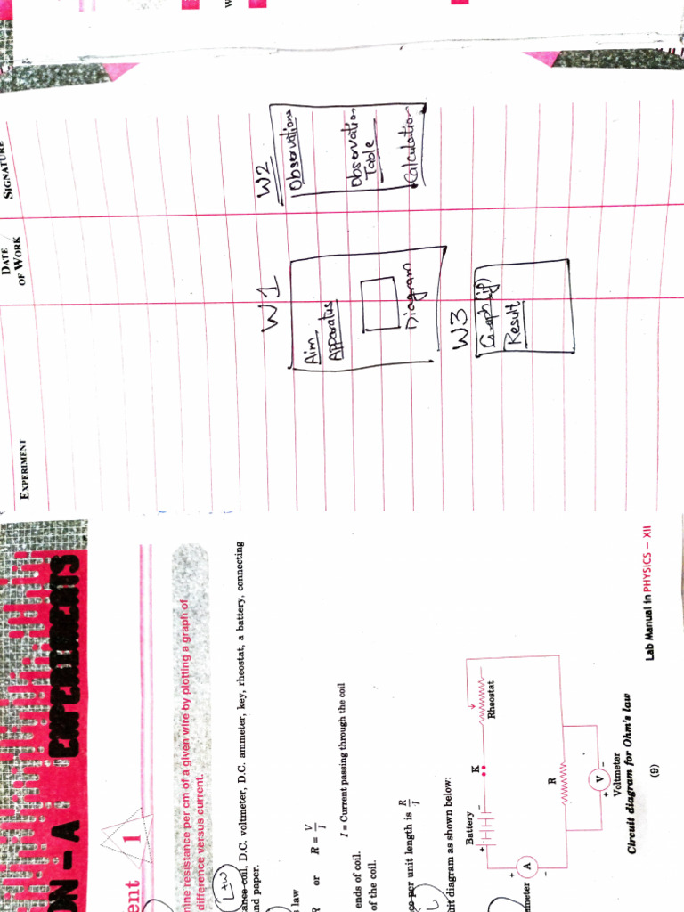 Experiment 1 Class 12th | PDF | Electricity | Physical Quantities