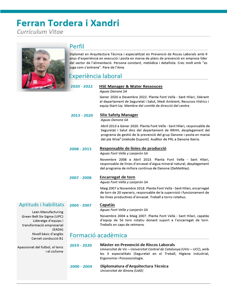 CV Ferran Tordera | PDF