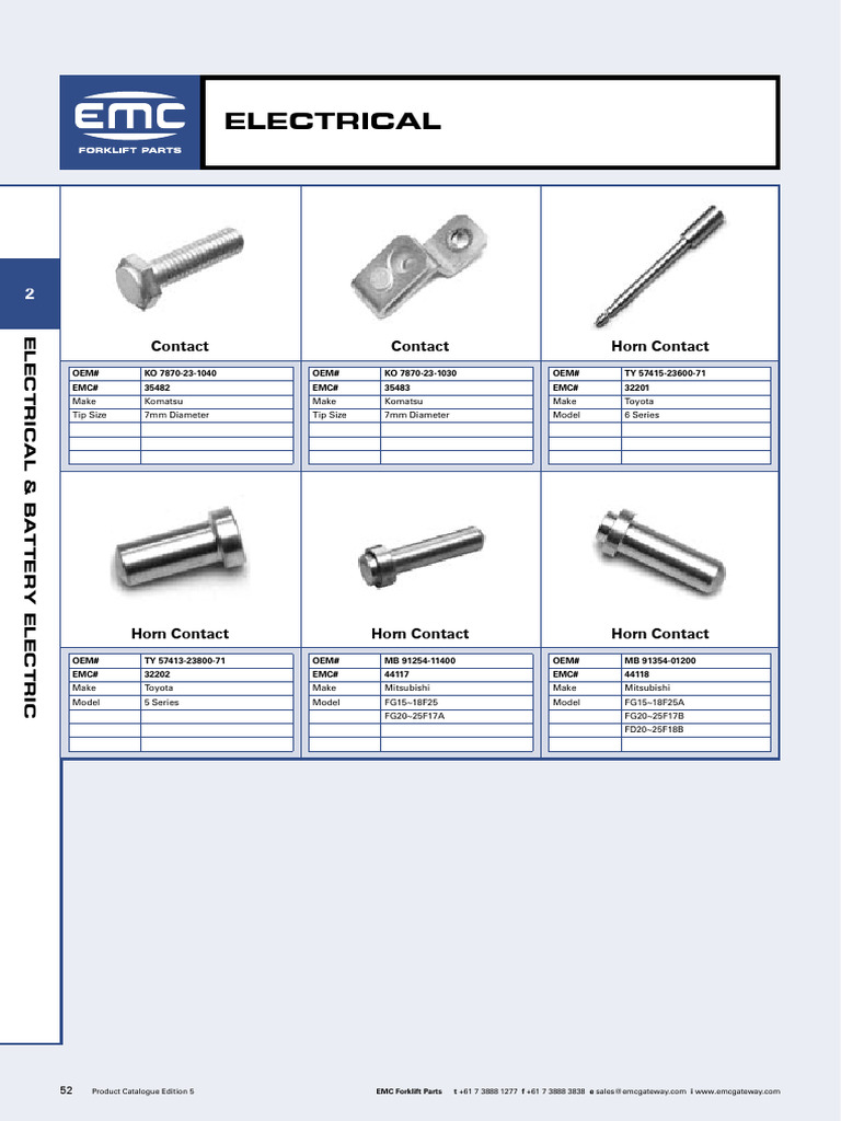 EMC Electrical Product Catalogue 5 | PDF