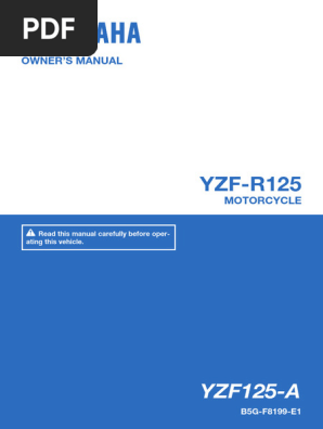 YZF-R125 5D7 サービスマニュアル 和訳版 プレスト Yamaha YZF-R125 Owner's Manual | PDF | Brake | Anti Lock Braking