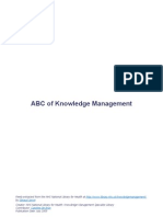 ABC of Knowledge Management