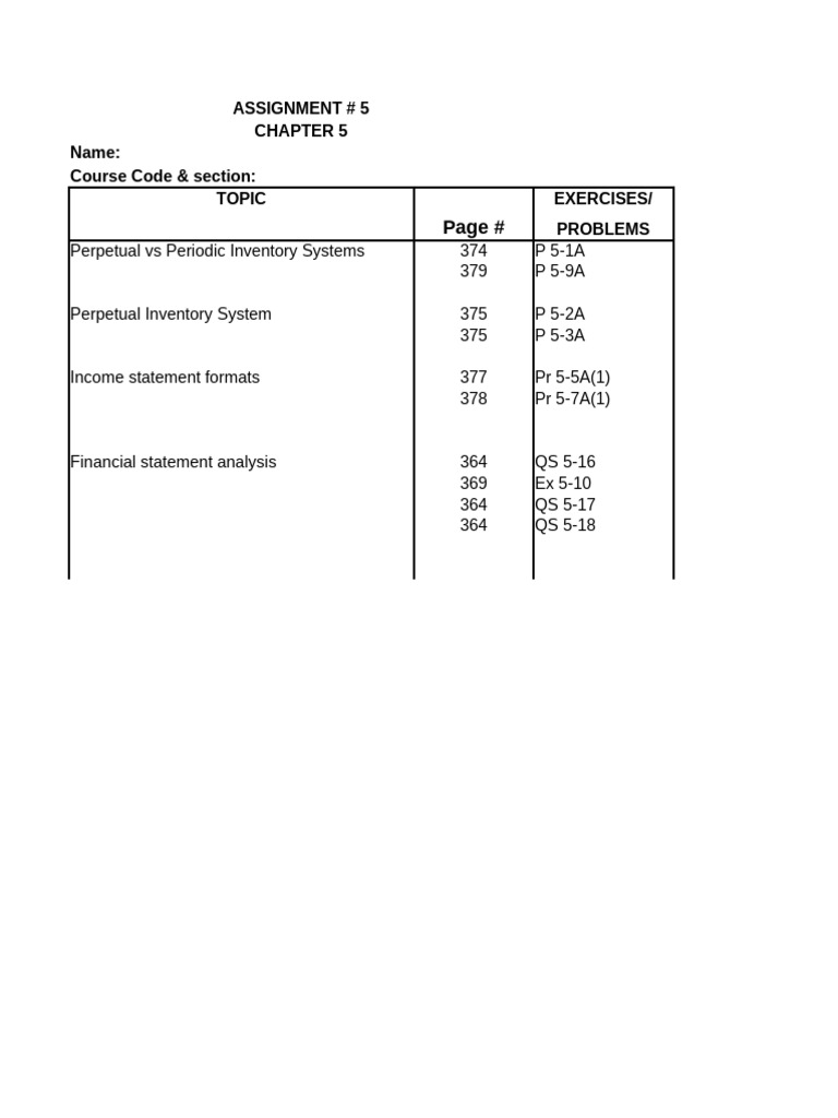Perpetual vs Periodic Inventory Systems | PDF | Debits And Credits ...