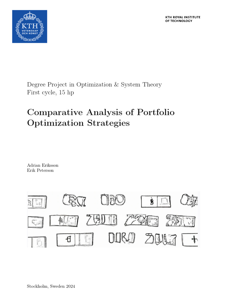 Comparative Analysis of Portfolio | PDF | Modern Portfolio Theory ...