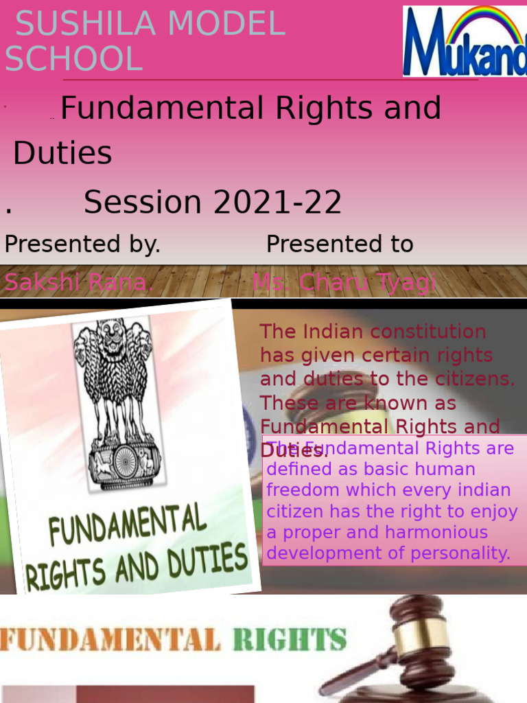 Overview of Fundamental Rights and Duties | PDF