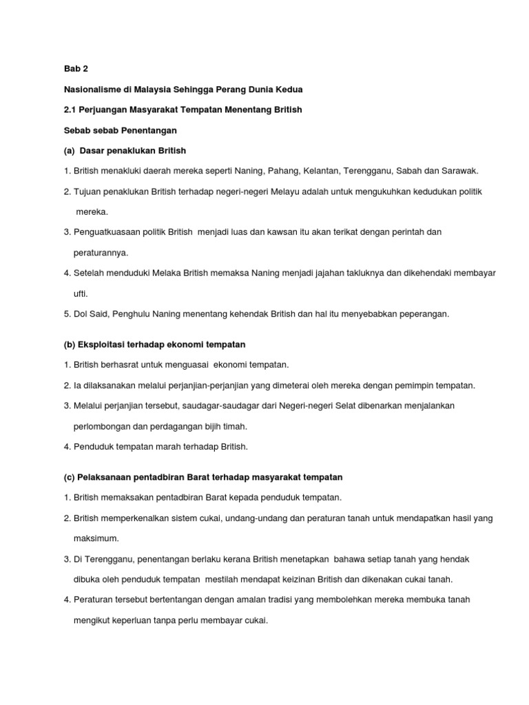 Nota Bab 2 Pdf