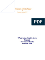 A Welcom White Paper: What Is The Health of My Project?