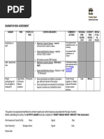 Football Risk Assessment Template | PDF | First Aid | Risk Assessment