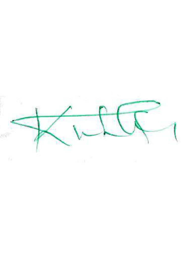Green Pen and Signature | PDF