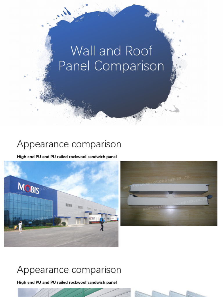 Wall and Roof Panel Comparison | PDF | Building Technology | Building ...