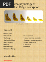 Atwood's Classification of Ridge Reduction | PDF | Bone | Dentures