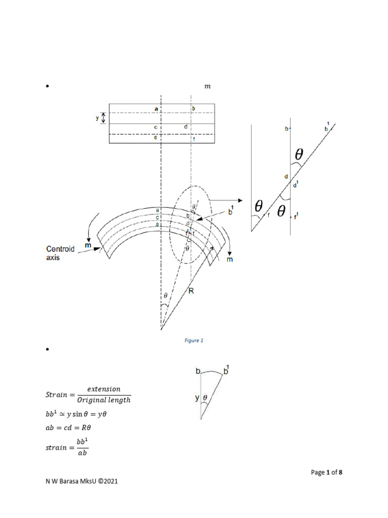 Bending Stresses in Beams Explained | PDF | Bending | Beam (Structure)