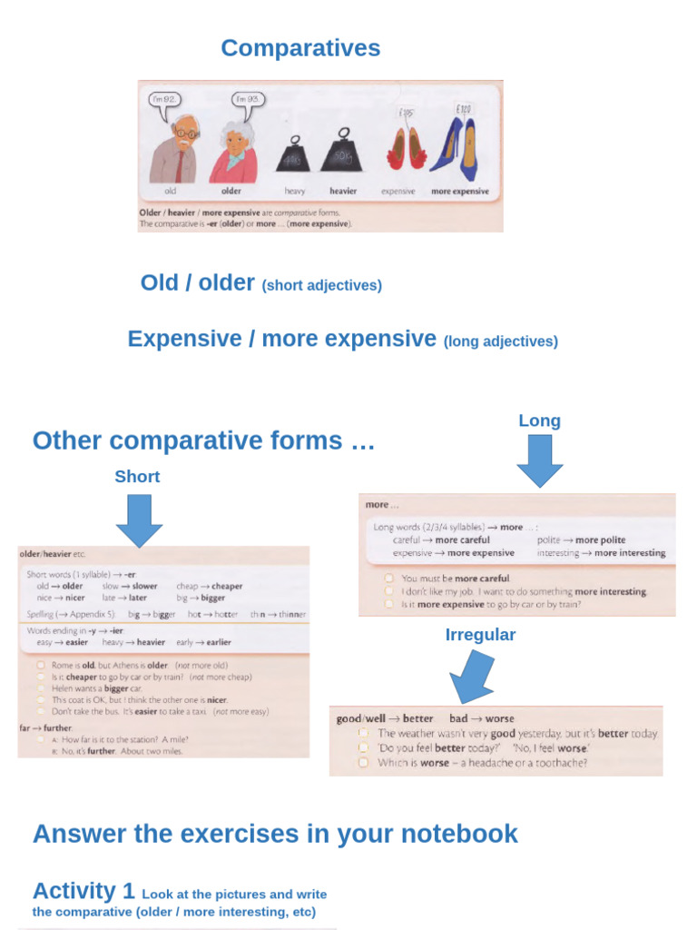 Comparatives - Week 2 | PDF