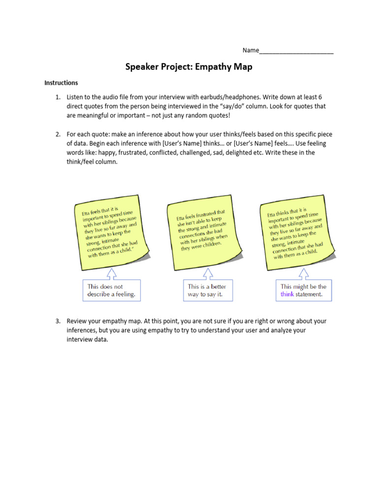 Empathy Map | PDF