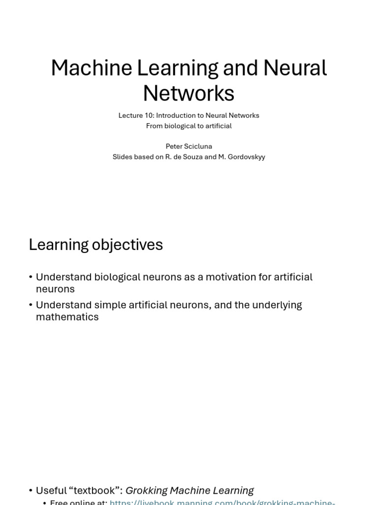 Introduction to Neural Networks Basics | PDF | Chemical Synapse | Neuron