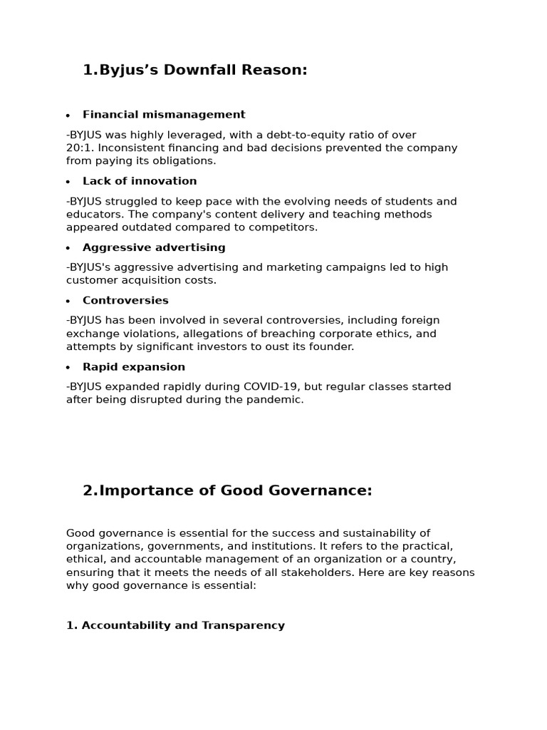 BGS | PDF | Governance | Good Governance