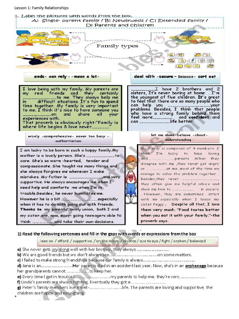 Understanding Family Relationships | PDF