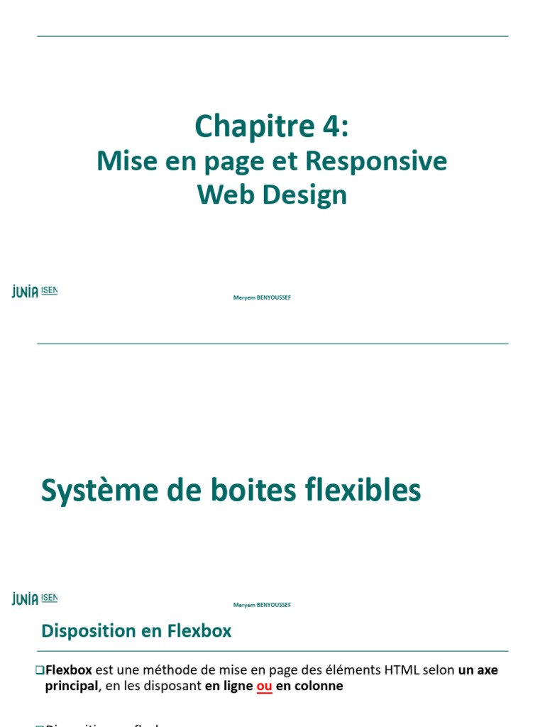 Flexbox et Grille en Responsive Design | PDF | Mise en page