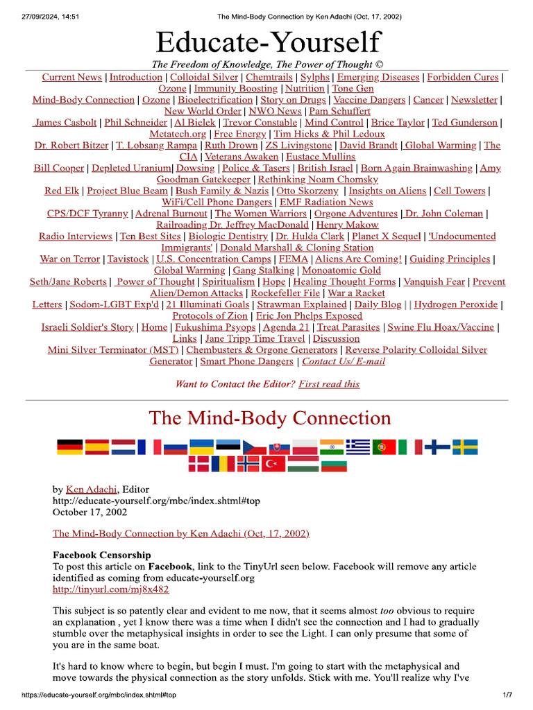 The Mind Body Connection Pdf