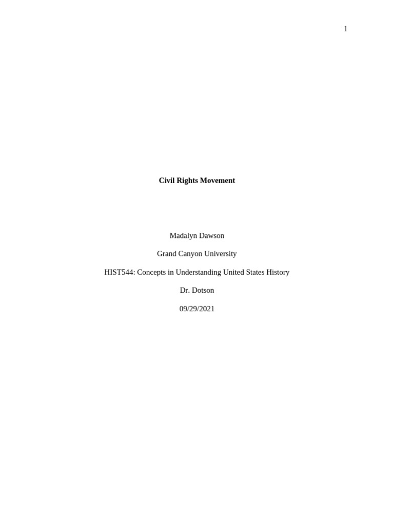 Civil Rights Movement | PDF | Abolitionism | Black Power