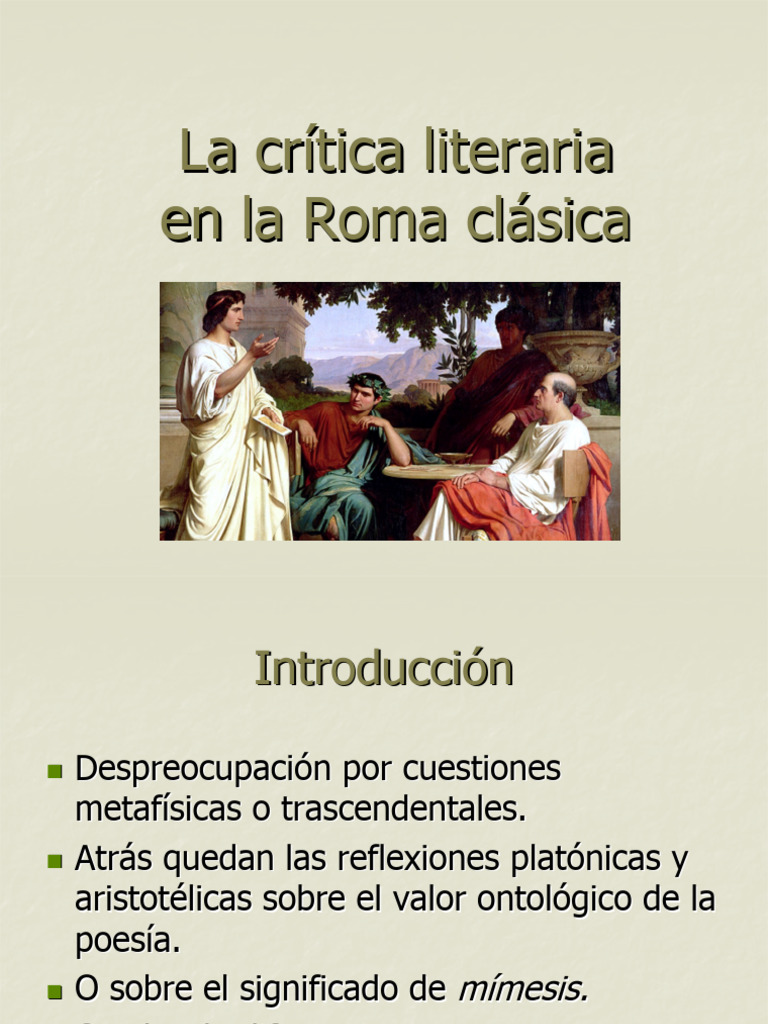 La poética de Horacio en Roma clásica | PDF | Poética | Retórica