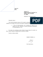 Carta de Pedido Tolva Almacenamiento