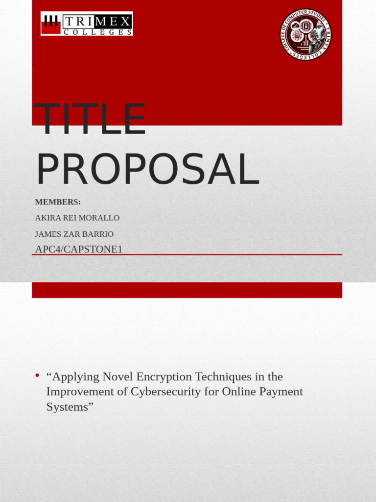 Title Proposal | PDF