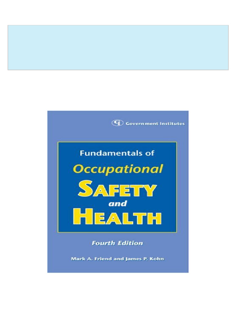 Instant ebooks textbook Fundamentals of Occupational Safety and Health ...