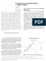 Coarse Woody Debris Ecology in a Second-Growth Sequoia Sempervirens Forest Stream