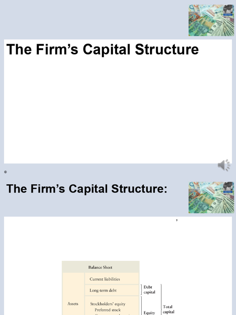 Capital Structure 7 Pdf Capital Structure Equity Finance