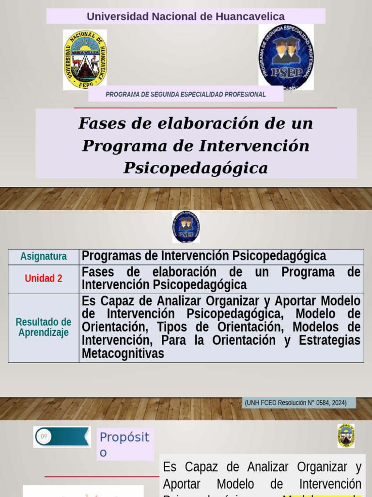 Fases de Intervención Psicopedagógica | PDF | Aprendizaje | Sicología