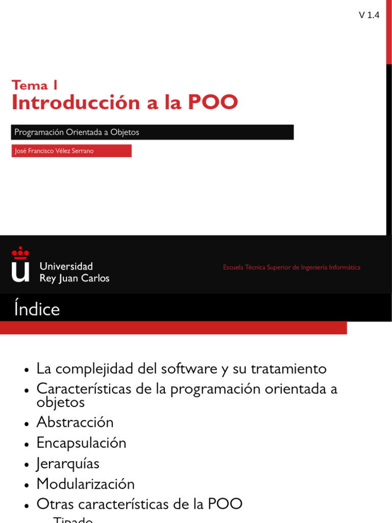 Introducción a la Programación Orientada a Objetos | PDF | Objeto ...