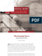 The Essential Secret | How To Get Your Entire Church Reading and Enjoying God’s Word