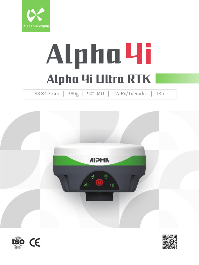 Alpha 4i Ultra RTK Specifications | PDF | Radio | Bluetooth