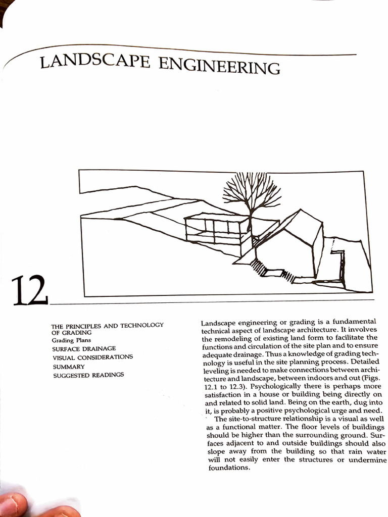 Grading Principles in Landscape Engineering | PDF