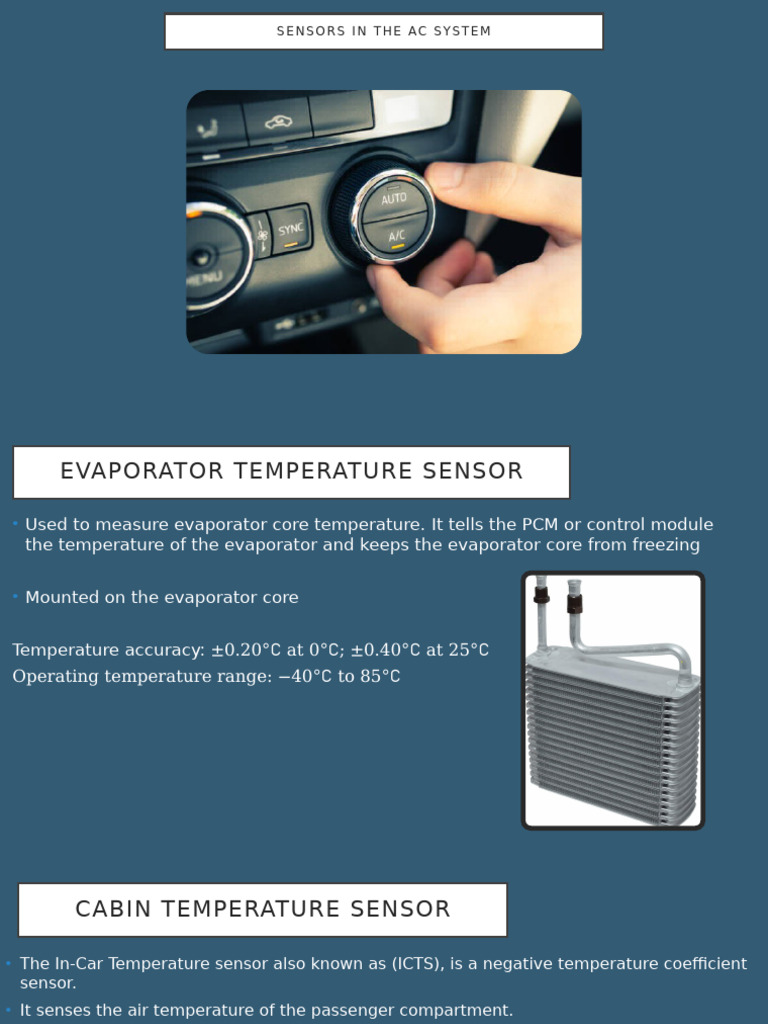 AC System Sensor Overview | PDF