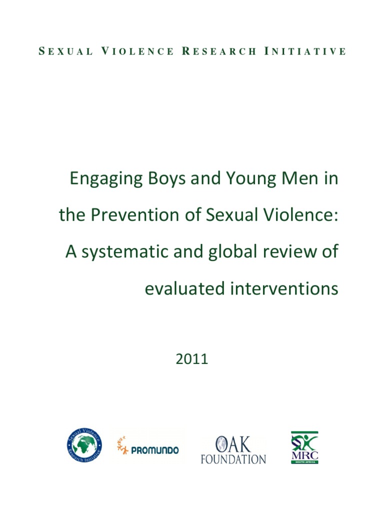 Engaging Boys and Young Men in The Prevention of Sexual Violence | PDF ...
