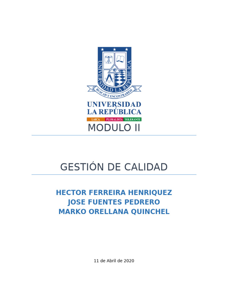 560 Informe de Gestin de Calidad | PDF
