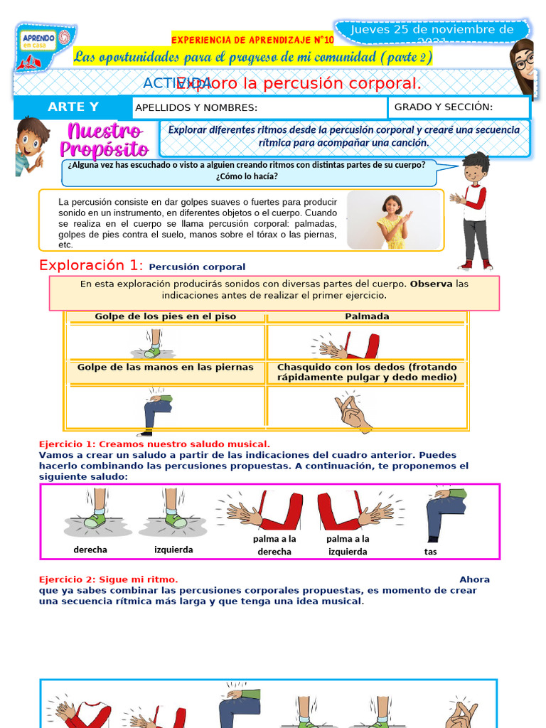 Introducción a la Percusión Corporal | PDF | Ritmo