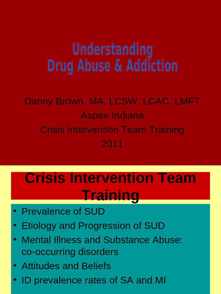 Crisis Intervention Team Training Overview | PDF | Substance Abuse ...