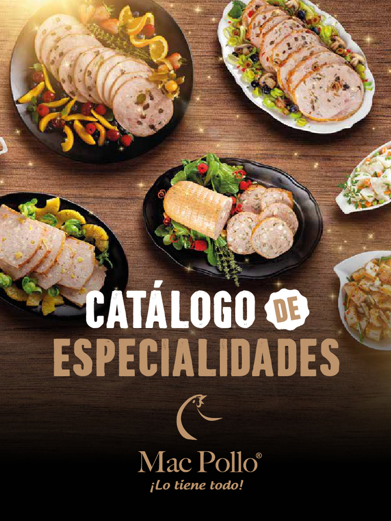 Especialidades de Pollo y Cerdo | PDF | Relleno | Cerdo