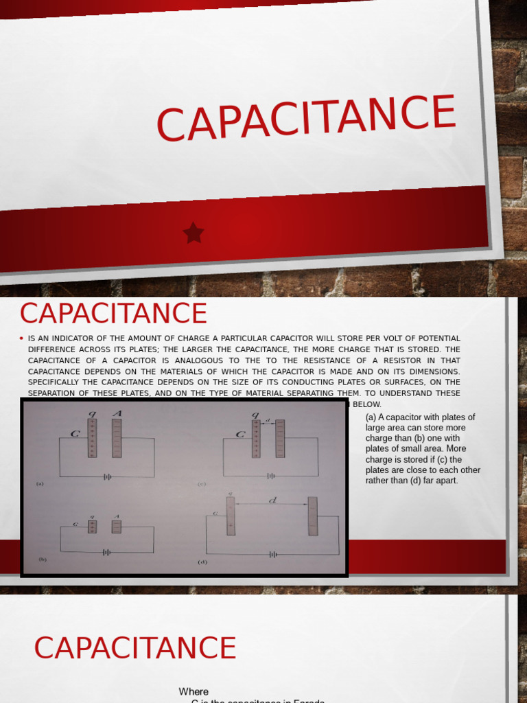 CAPACITANCE | PDF