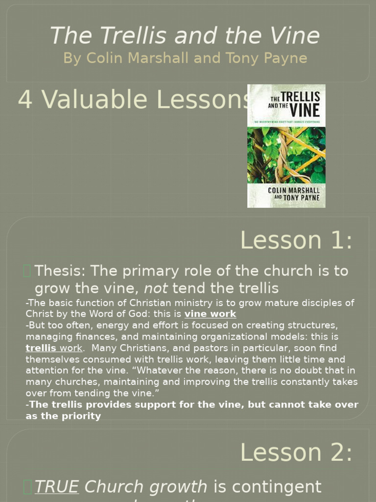 Disciple-Making Church & Vine Work | PDF | Disciple (Christianity) | Jesus
