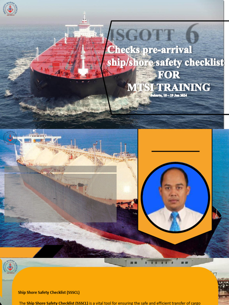 ISGOTT 6 Ship/Shore Safety Checklist | PDF | Oil Tanker | Polymerization
