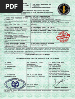 Fumigation Certificate Template Guide | PDF | Materials