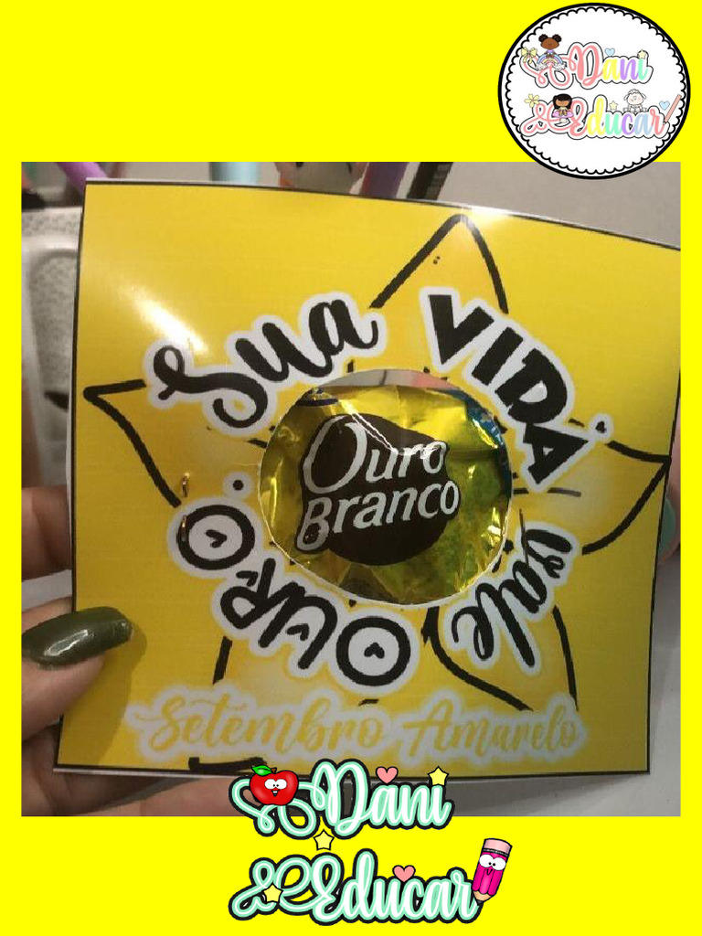 Lembrancinha Setembro Amarelo PDF | PDF