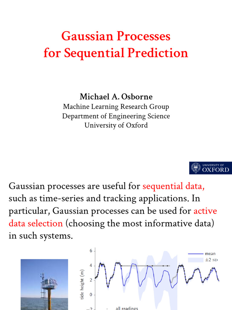 Gaussian Processes for Time-Series Tracking | PDF | Kalman Filter ...