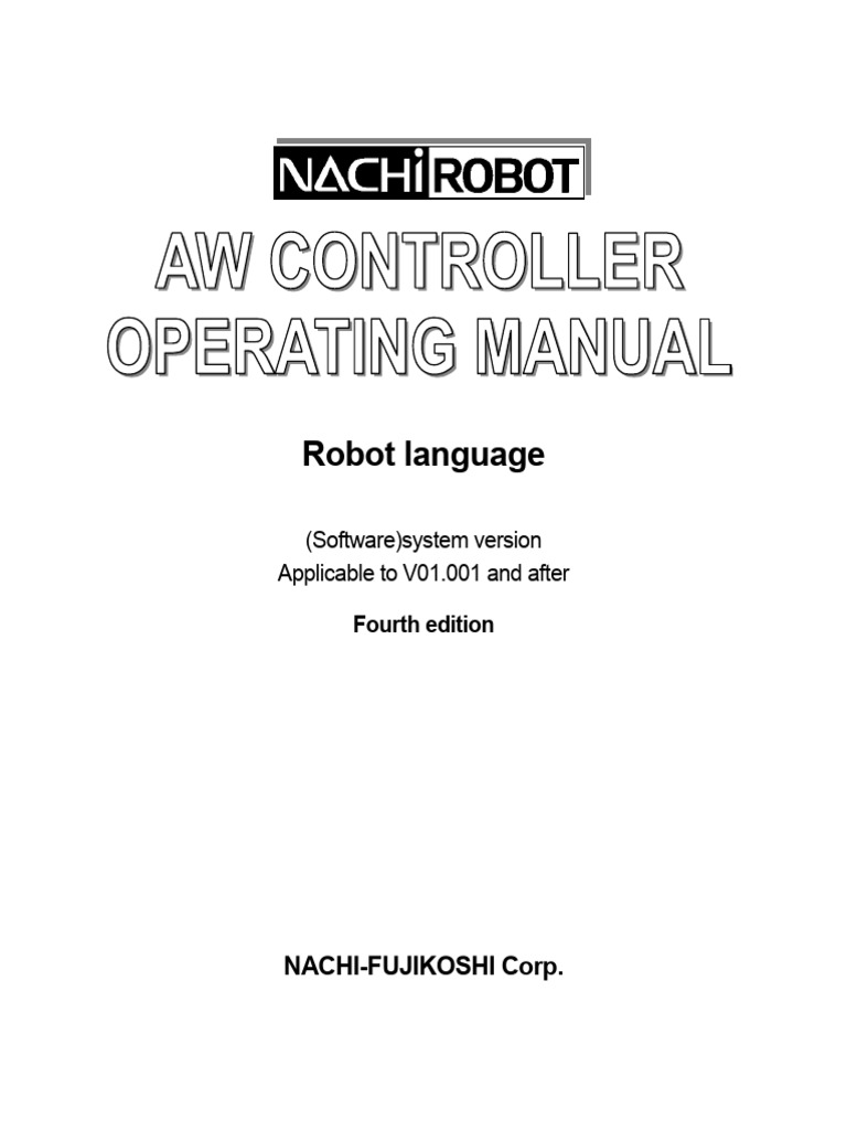 NACHI Robot Language Manual Guide | PDF | String (Computer Science ...