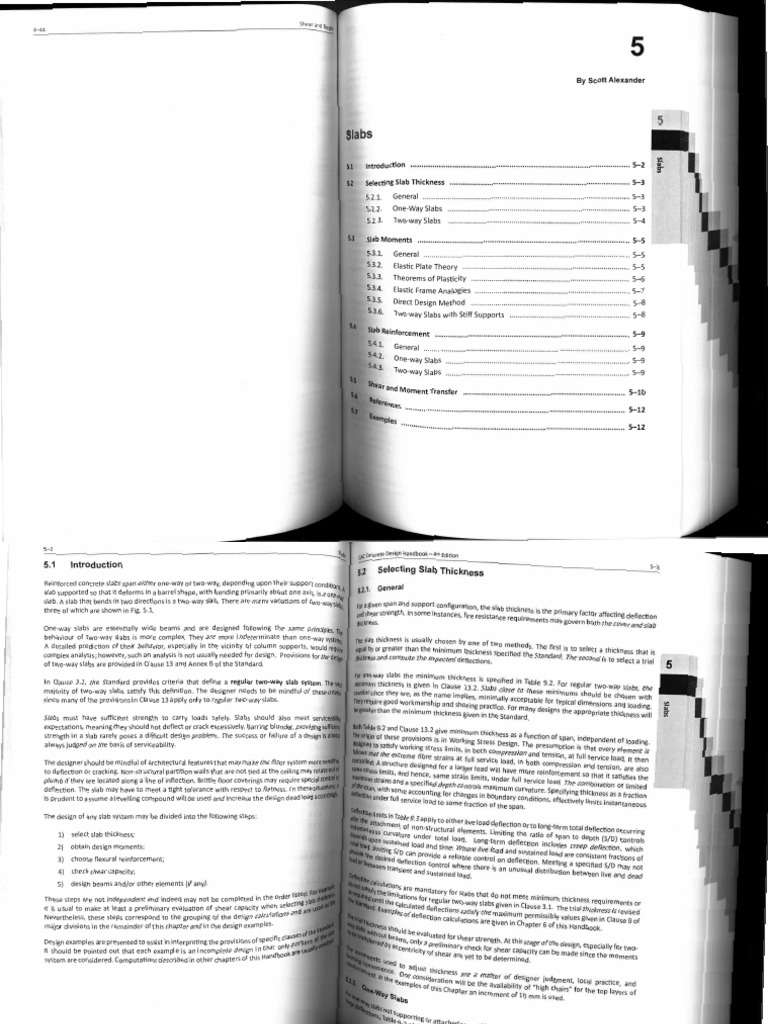 5 Slabs | PDF | Bending | Beam (Structure)