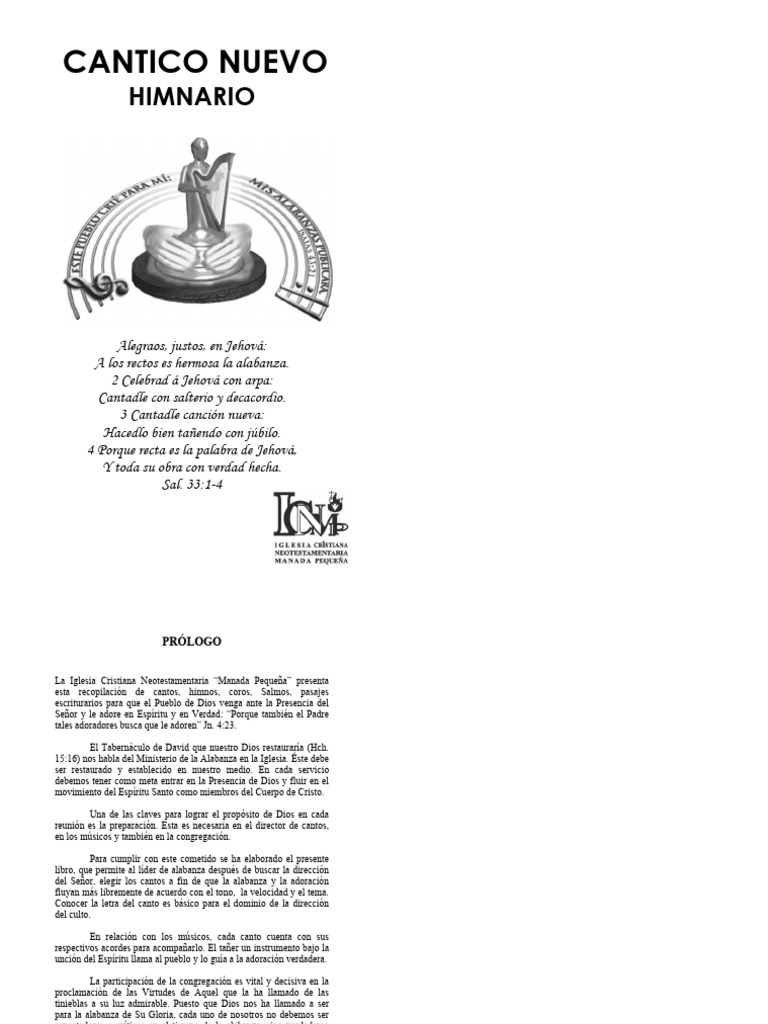 Himnario de la Iglesia Neotestamentaria | PDF | Cristo (título) | Salmos