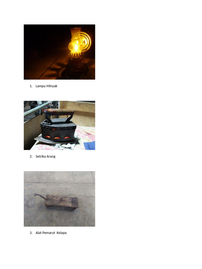 Alat Sebelum Ada Listrik PDF